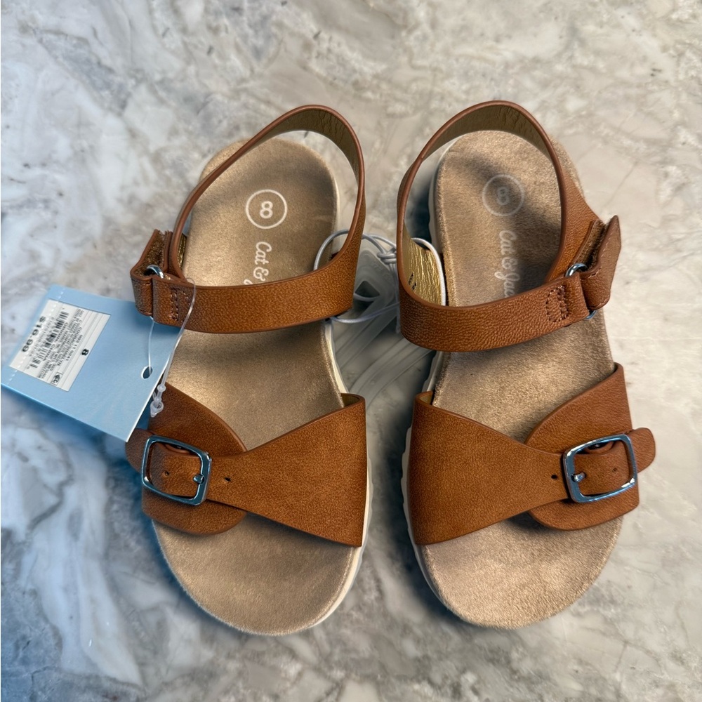 *NWT* CAT & JACK Kids Cognac Sandals